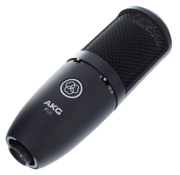 AKG P120 MICROFONO DA STUDIO CARDIOIDE A CONDENSATORE A DIAFRAMMA LARGO P-120
