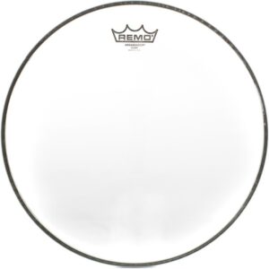 REMO BR131800 PELLE BATTERIA AMBASSADOR TRASPARENTE 18″ PER CASSA BR-1318-00