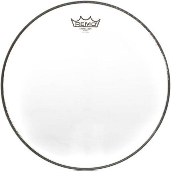 REMO BR131800 PELLE BATTERIA AMBASSADOR TRASPARENTE 18" PER CASSA BR-1318-00
