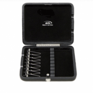 GEWA ASTUCCIO PORTA ANCE DOPPIE PER OBOE IN LEGNO 8 CANNE NERA