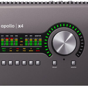 UNIVERSAL AUDIO APOLLO X4 HERITAGE EDITION INTERFACCIA SCHEDA AUDIO 12×18 THUNDERBOLT 3 CON DSP UAD
