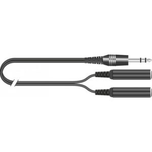 INCO AY12SD CAVO ADATTATORE 5 MT 1 JACK TRS 6,3 2 PRESE JACK 6,3 FEMMINA