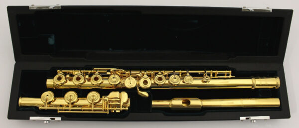 AZUMI AZ-S3 RBE GP3 FLAUTO TRAVERSO CON TESTATA E CORPO IN ARGENTO BRITANNIA 9.58 AZS3RBEGP3 GOLD ED