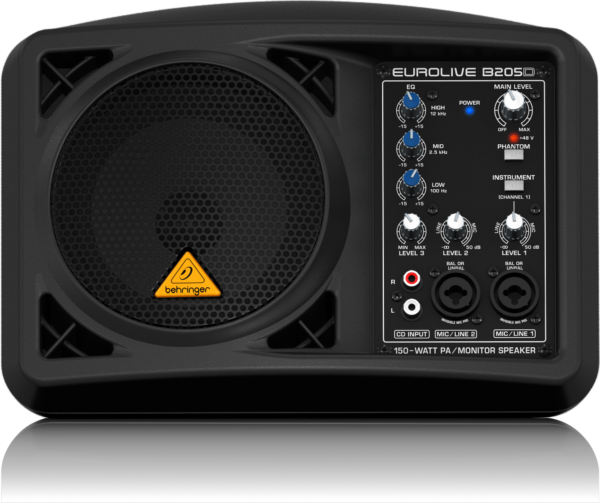 BEHRINGER B205D EUROLIVE CASSA MONITOR ATTIVO AMPLIFICATO 150 W B-205-D