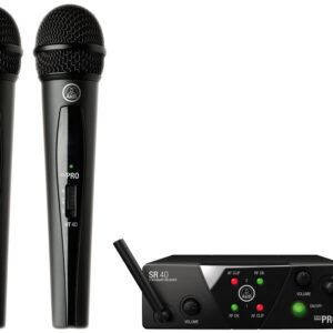 AKG WMS40 MINI DUAL VOCAL SET RADIOMICROFONO A MANO DOPPIO WMS-40