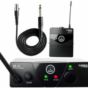 AKG WMS40 PRO MINI INSTRUMENTAL PER CHITARRA SET SISTEMA WIRELESS UNIVERSALE PER STRUMENTI WMS-40