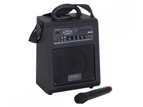DJ TECH UCUBE C60BT SISTEMA DI AMPLIFICAZIONE PORTATILE WIRELESS BLUETOOTH A BATTERIA RICARICABILE 3