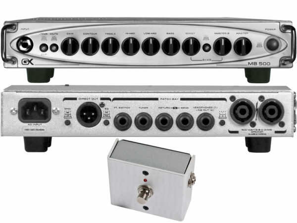 GALLIEN KRUEGER MB500 TESTATA DIGITALE PER BASSO ULTRA LEGGERA 500W 1,81KG