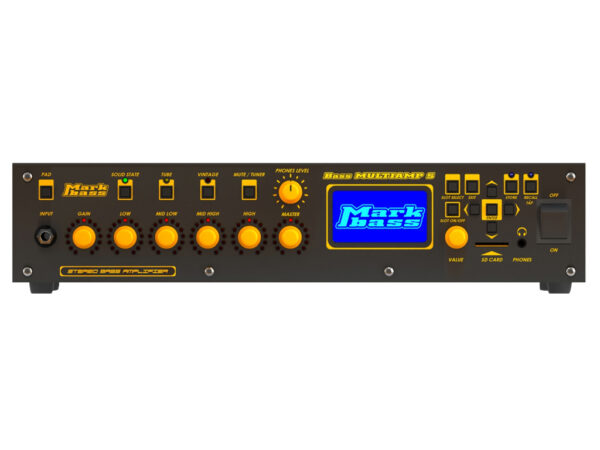 MARKBASS BASS MULTIAMP S TESTATA PER BASSO STEREO CON PROCESSORE EFFETTI 2x500W MARK BASS