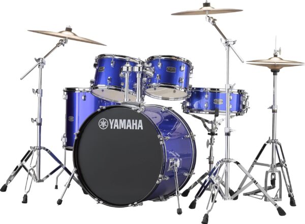 YAMAHA RYDEEN RDP2F5 SET BATTERIA ACUSTICA CASSA 22" COLORE FINE BLUE COMPLETA DI PIATTI PAISTE RDP-