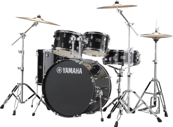 YAMAHA RYDEEN RDP2F5 SET BATTERIA ACUSTICA CASSA 22" COLORE BLACK GLITTER COMPLETA DI PIATTI PAISTE