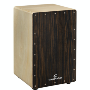 SOUNDSATION ESO-10-EB CAJON IN TIGLIO SERIE ESOTONE FINITURA EBONY CON BORSA