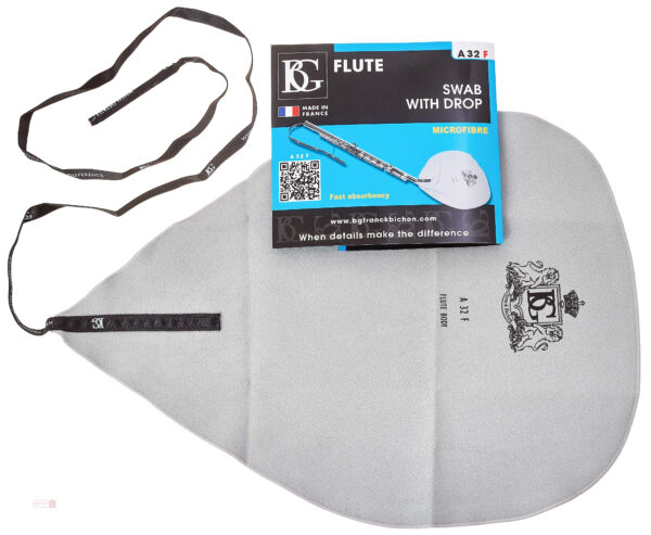 BG A32F SWAB WITH DROP PANNO IN MICROIBRA PER ASCIUGARE INTERNO DEL FLAUTO