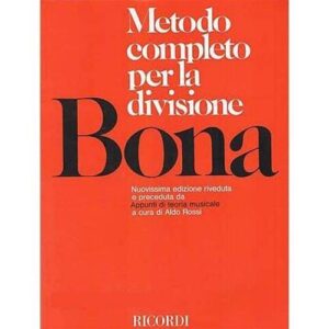 BONA METODO COMPLETO PER LA DIVISIONE A CURA DI ALDO ROSSI