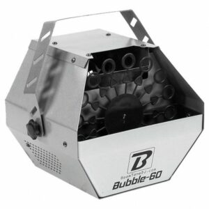 BUBBLE 60 V2 MACCHINA DELE BOLLE CON 16 ANELLI CASE IN METALLO BUBBLE MACHINE