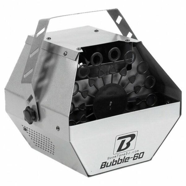 BUBBLE 60 V2 MACCHINA DELE BOLLE CON 16 ANELLI CASE IN METALLO BUBBLE MACHINE