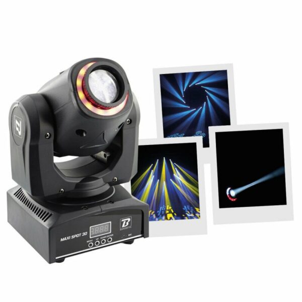 BOOMTONE MAXI SPOT 30 SPOT TESTA MOBILE 30W FARO A 7 COLORI
