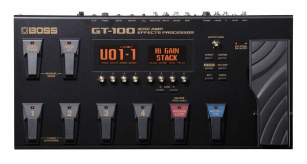 BOSS GT100 PEDALIERA MULTIEFFETTO PER CHITARRA GT-100
