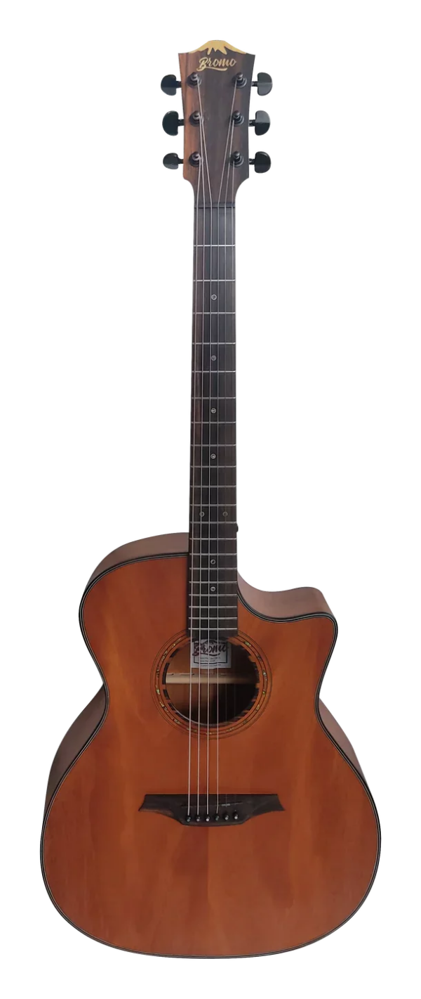 BROMO CHITARRA BAT2MCE ACUSTICA ELETTRIFICATA BAT-2M-CE COLORE MOGANO A 6 CORDE