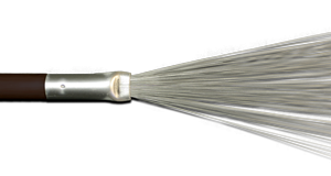 LANTEC BRUSH IX HICORY PALISSANDRO SPAZZOLE DA BATTERIA IN ACCIAIO
