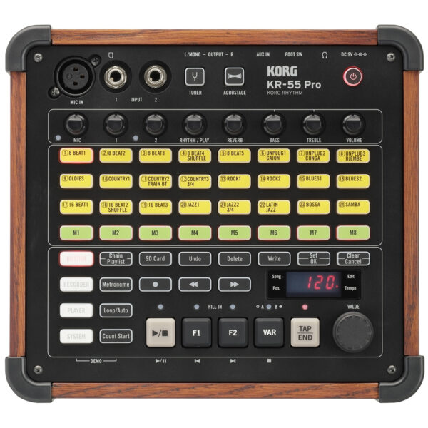 KORG KR-55 PRO RYTHM MACHINE CON MIXER E REGISTRATORE