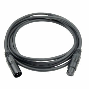 PLUGGER EASY CAVO DMX XLR male / XLR female 6-pin cable – 6 m