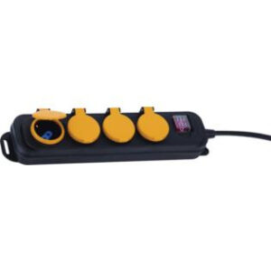 KARMA CC9574 CIABATTA PROLUNGA PRESA ELETTRICA MULTIPRESA WATERPROOF CON 4 INGRESSI DA ESTERNO