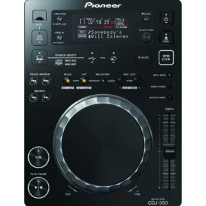PIONEER CDJ-350 BLACK USB LETTORE CD PER DJ PLAYER MULTIMEDIALE CON SUPPORTO REKORDBOX NERO CDJ350