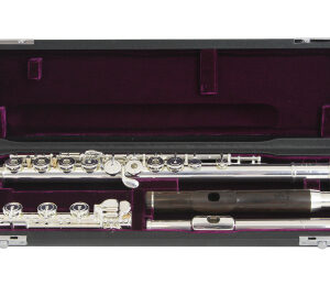 TREVOR JAMES 31CF HROE WOODEN HEAD CANTABILE FLAUTO TRAVERSO PROFESSIONALE CON DOPPIA TESTATA IN ARG