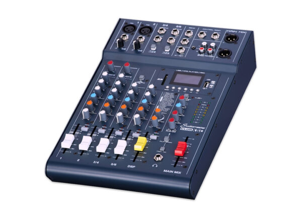 STUDIOMASTER CLUB XS 6 MIXER CON EFFETTI USB SCHEDA SD E BLUETOOTH