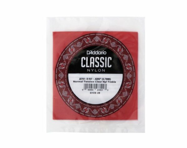 D'ADDARIO J2701 PRIMA CORDA MI NORMAL TENSION 4D032A