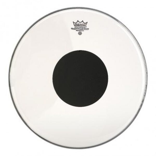 REMO CS132210 PELLE PER BATTERIA CONTROLLED SOUND BLACK DOT TRASPARENTE 22" PER CASSA CS-1322-10