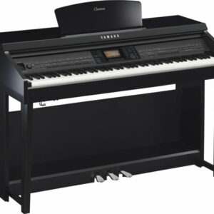 YAMAHA CLAVINOVA CVP701 PE PIANO PIANOFORTE DIGITALE GRADED HAMMER NERO LUCIDO CON RITMI CVP-701PE
