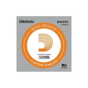 D’ADDARIO BW030 80/20 BRONZE WOUND CORDA PER CHITARRA ACUSTICA