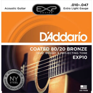 D’ADDARIO EXP10  MUTA DI CORDE PER CHITARRA ACUSTICA CORDE EXP-10