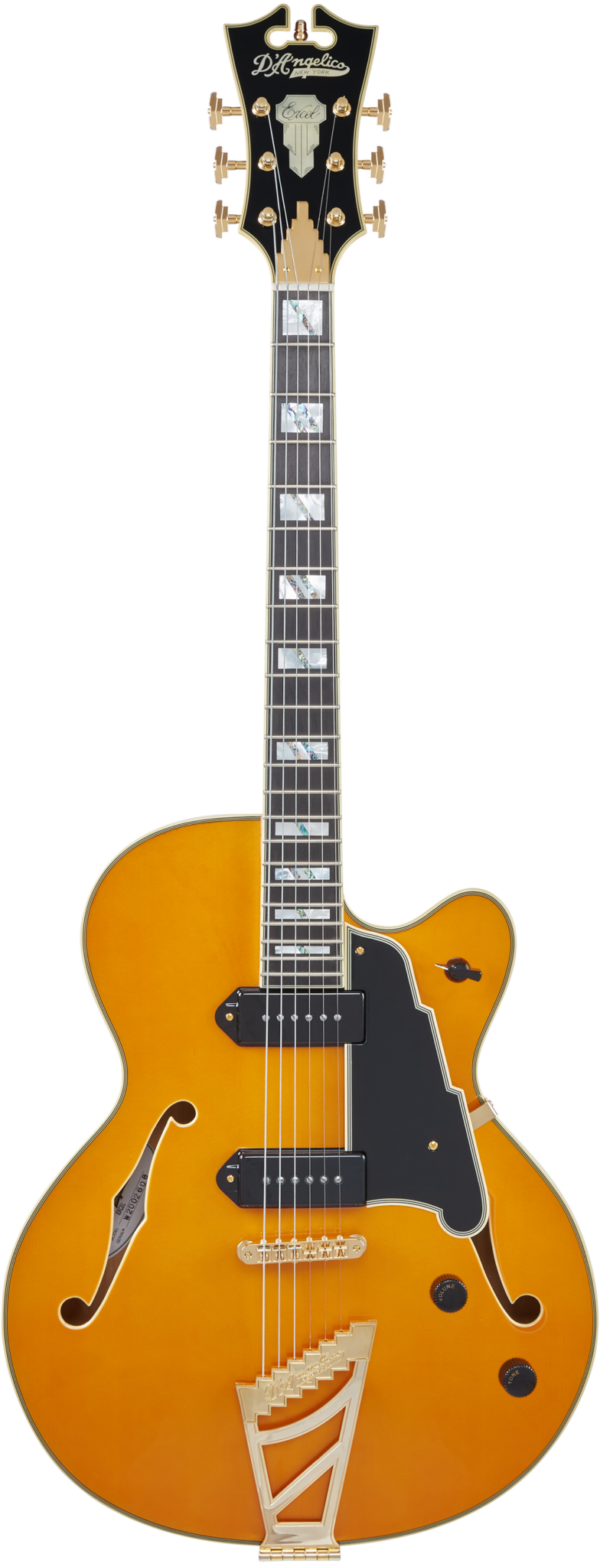 D'ANGELICO EXCEL 59 CHITARRA ELETTRICA SEMIACUSTICA HOLLOWBODY VINTAGE NATURAL CON CUSTODIA RIGIDA
