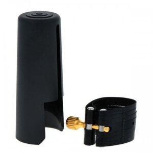 ROVNER DARK 2R LEGATURA FASCETTA IN PELLE  PER SAX SASSOFONO TENORE H. RUBBER