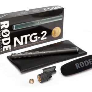 RODE NTG2  MICROFONO A FUCILE ALTA QUALITA CON ALIMENTAZIONE MULTIPLA SUPERCARDIOIDE NTG-2