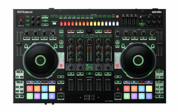 ROLAND DJ808 CONTROLLER CONSOLLE PER DJ CON MIXER 4 CANALI E DRUM MACHINE DJ-808