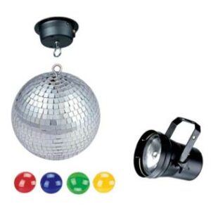 KARMA DJ-308-V KIT SFERA  A SPECCHIO LUMINOSA CON MOTORINO DJ308V