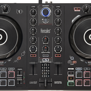 HERCULES DJ CONTROL IMPULSE 300 CONTROLLER CONSOLLE DIGITALE 2 DECK PER DJ