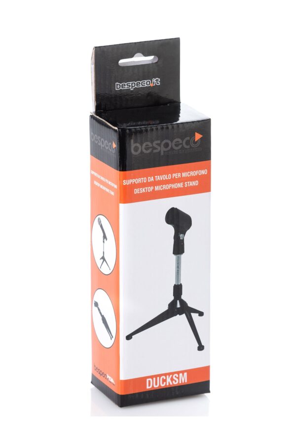 BESPECO DUCKSM SUPPORTO MICROFONICO DA TAVOLO REGOLABILE  DUCKSM