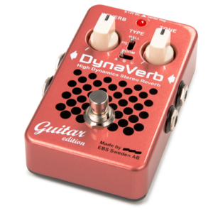 EBS DYNAVERB GUITAR PEDALE EFFETTO RIVERBERO PER CHITARRA DYNA-VERB REVERB