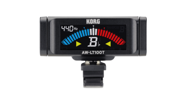 KORG AW-LT100T ACCORDATORE A CLIP SPECIFICO PER TROMBA E TROMBONE AW-LT-100-T