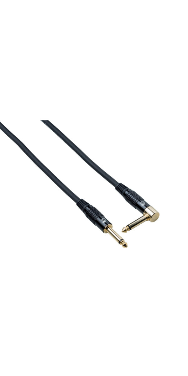BESPECO EAJP300 CAVO STRUMENTALE JACK 90°/JACK 6,3 MM LUNGHEZZA 3 MT EAJP-300