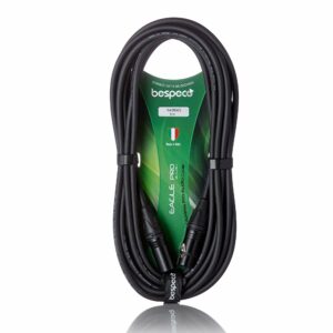 BESPECO EAMB2000R Cavo 20 MT per microfoni – cannon maschio – cannon femmina XLR/XLR