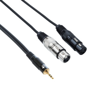 BESPECO AYMS2FX500 CAVO 2 XLR FEMMINA/ MINI JACK TRS 3,5 5 MT