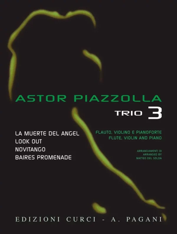 ASTOR PIAZZOLLA TRIO 3 LIBRO EDIZIONI CURCI -A.PAGANI