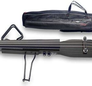 STAGG EDB-3/4 BK CONTRABBASSO ELETTRICO NERO CON INGRESSO CD/MP3 CON BORSA MORBIDA