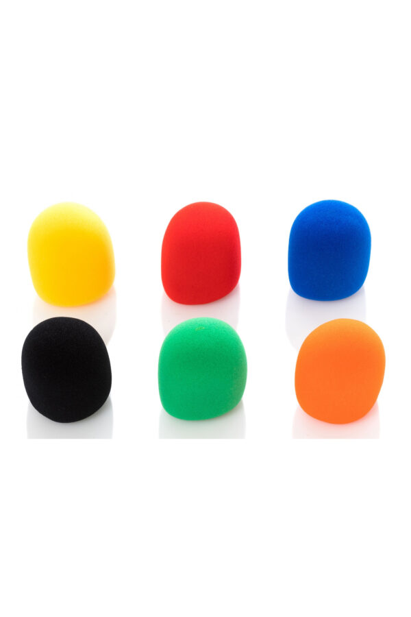 BESPECO WS06C SET FILTRO SPUGNA ANTIPOP 6 PZ SP SPUGNE PER MICROFONO WS-06-C